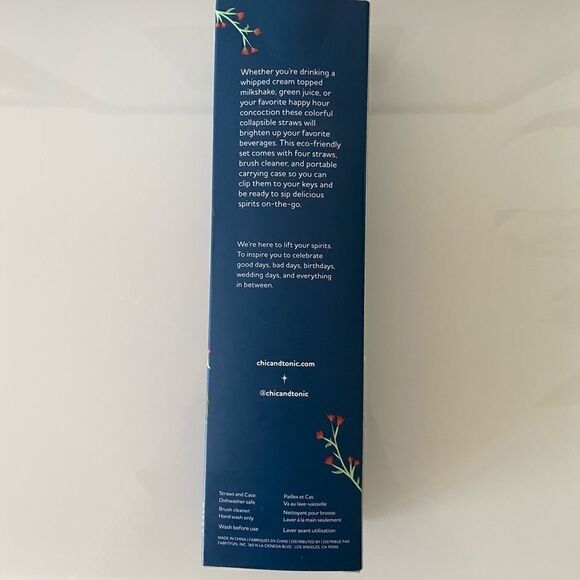 Chic and Tonic Silicone Straws - Picture 5 of 6